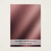 Leichte Rose Gold Ombre Earring Display Card (Rückseite)