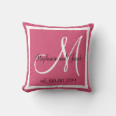 Leichte Rose Rosa Kopfkissen Kissen (Vorderseite)