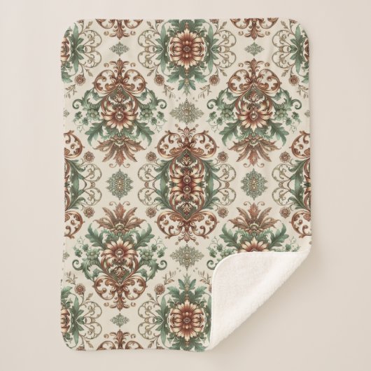 Leichte rustikale Sherpa Blanket Sherpadecke (Vorderseite)