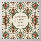 Leichte rustikale traditionelle Segnung Poster (Vorne)