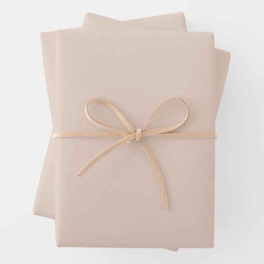 Leichte Sandy-Beige-Papiertücher Geschenkpapier Set (Beispiel)
