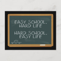 Leichte Schule, hartes Leben - harte Schule, einfa