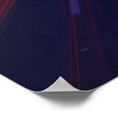 Leichte Schwänze für den Fahrzeugverkehr Poster (Ecke)