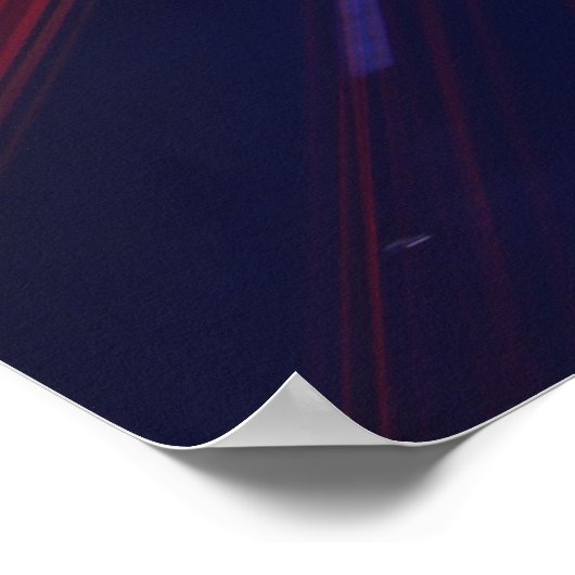 Leichte Schwänze für den Fahrzeugverkehr Poster (Ecke)