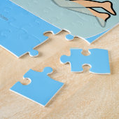 Leichte Schwimmerin Puzzle (Seite)