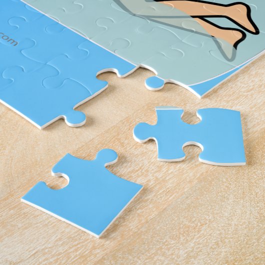 Leichte Schwimmerin Puzzle (Seite)