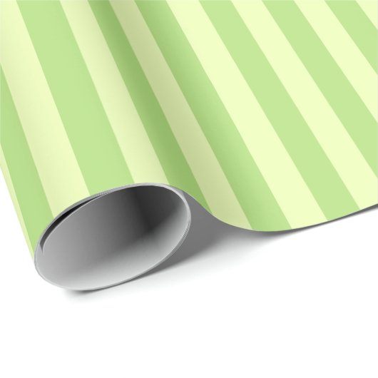 Leichte Sommer Limone Pastelle Green Ombre Streife Geschenkpapier (Rolleneckpunkt)