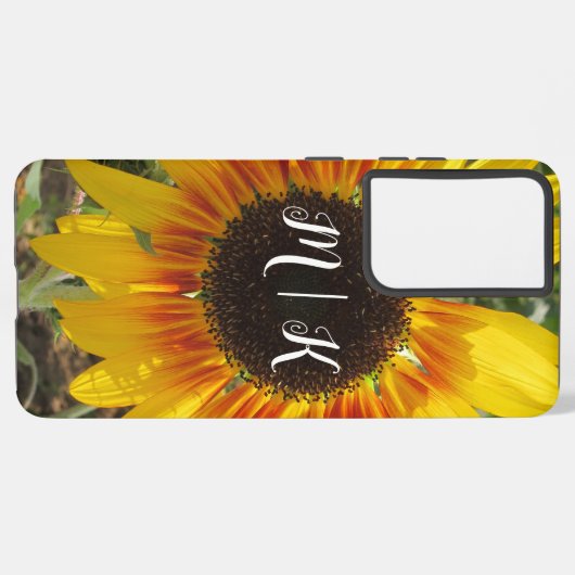 Leichte Sommersonnenblume Samsung Galaxy Hülle (Rückseite (Horizontal))