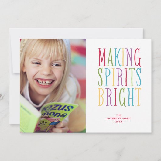 LEICHTE SPIRIEREN | FERIENFOTOKARTE FEIERTAGSKARTE (Vorderseite)