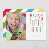 LEICHTE SPIRIEREN | FERIENFOTOKARTE FEIERTAGSKARTE (Vorne/Hinten)