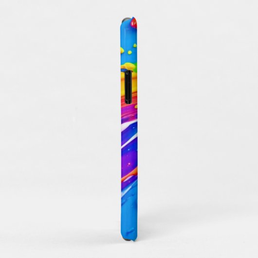 Leichte Spritzer-Farbburstgestaltung Case-Mate iPhone Hülle (Hinten/Rechts)