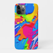 Leichte Spritzer-Farbburstgestaltung Case-Mate iPhone Hülle (Rückseite)