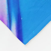Leichte Spritzer-Farbburstgestaltung Fleecedecke (Ecke)