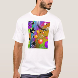 Leichte T - Shirt - GROSSE BANG BLACK HOLES POP AR