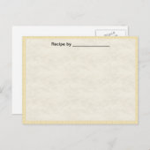 Leichte Texturierte Rezeptur Blank #1 Karte (Vorne/Hinten)