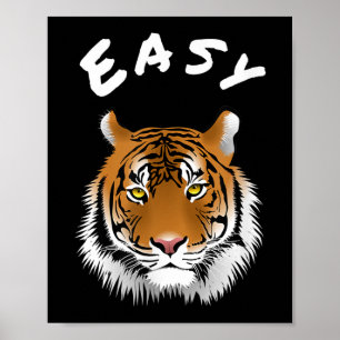 Leichte Tiger beruhigen leichten Tiger Poster