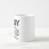 Leichte Tiger Retro Wilde Tierfreunde Kaffeetasse (Mittel)