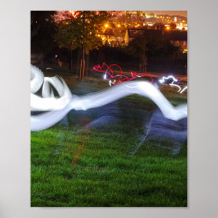 Leichte Trails drucken, Werteplakat (Matte) Poster