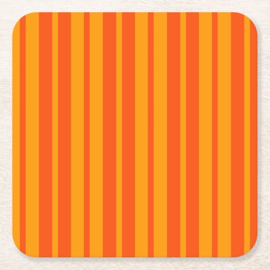 Leichte und dunkle Orange Stilelemente Design Rechteckiger Pappuntersetzer (Vorderseite)