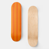 Leichte und dunkle Orange Stilelemente Design Skateboard (Vorderseite)