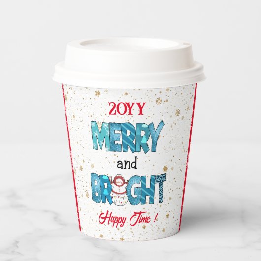 Leichte und helle Anpassung Pappbecher (Vorderseite)