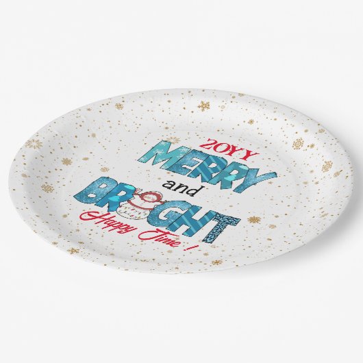 Leichte und helle Anpassung Pappteller (Schrägansicht)