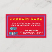 Leichte und helle Anpassung Visitenkarte (Rückseite)