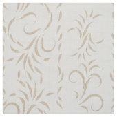Leichte Vanilla- und Beige-Wirbel Stoff (Muster)