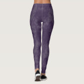 Leichte Violet Grunge Bleistift-Lots Leggings (Rückseite)