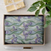 Leichte violette Blüten Seidenpapier (Geschenk)