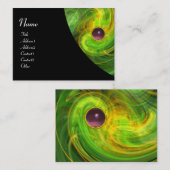 LEICHTE VORTEX AMETHYST-Gelb-Orange Visitenkarte (Vorne/Hinten)