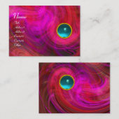 LEICHTE VORTEX AQUAMARINE, rosa, lila, gelb Visitenkarte (Vorne/Hinten)