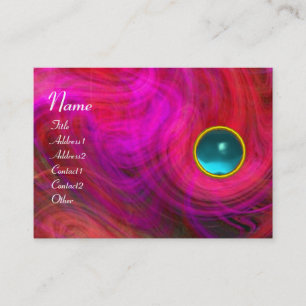 LEICHTE VORTEX AQUAMARINE, rosa, lila, gelb Visitenkarte