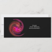 LEICHTE VORTEX, hellrosa, rosa, lila Farbe Einladung (Rückseite)