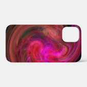 LEICHTE VORTEX / Lebendig rosa Fuchsienrot Abstrak Case-Mate iPhone Hülle (Rückseite (Horizontal))