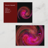 LEICHTE VORTEX, lebhaft schwarz, rosa, violett, ro Visitenkarte (Vorne/Hinten)