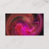 LEICHTE VORTEX, lebhafte, schwarz-rote Fuchsie Visitenkarte (Rückseite)