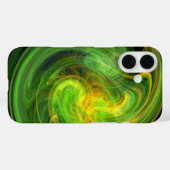 LEICHTE VORTEX, leuchtend grün Case-Mate iPhone Hülle (Rückseite (Horizontal))