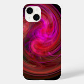 LEICHTE VORTEX, leuchtend rot Case-Mate iPhone Hülle (Rückseite)