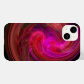 LEICHTE VORTEX, leuchtend rot Case-Mate iPhone Hülle (Rückseite (Horizontal))