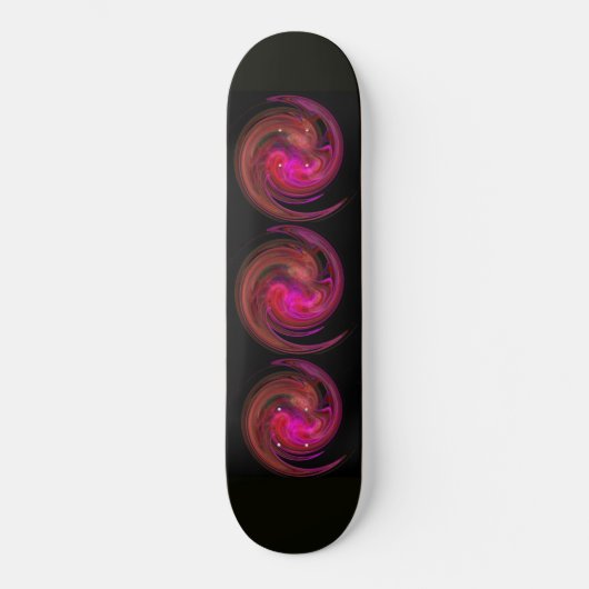 LEICHTE VORTEX, lila rosa, schwarz Skateboard (Vorderseite)