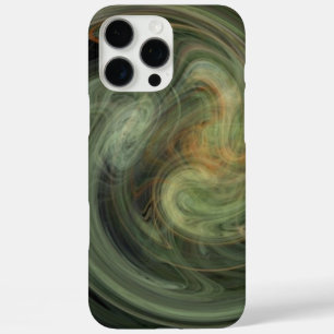 LEICHTE VORTEX / Orangengrau Abstrakt iPhone 16 Pro Max Hülle