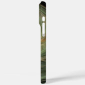 LEICHTE VORTEX / Orangengrau Abstrakt Case-Mate iPhone Hülle (Rückseite / Links)