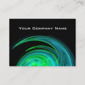 LEICHTE VORTEX RUBY - blau-grün, rot Visitenkarte (Rückseite)