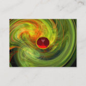 LEICHTE VORTEX RUBY-gelb-orange-grün, rot Visitenkarte (Rückseite)