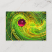LEICHTE VORTEX RUBY Rosa, schwarz, gelb Visitenkarte (Rückseite)
