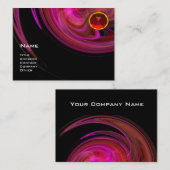 LEICHTE VORTEX RUBY- Rosa Veilchengelb Visitenkarte (Vorne/Hinten)