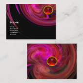 LEICHTE VORTEX RUBY - rosa violett lila schwarz Visitenkarte (Vorne/Hinten)