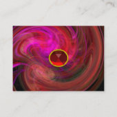 LEICHTE VORTEX RUBY - rosa violett lila schwarz Visitenkarte (Rückseite)