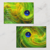 LEICHTE VORTEX SAPPHIRE, grün-gelb-orange blau Visitenkarte (Vorne/Hinten)